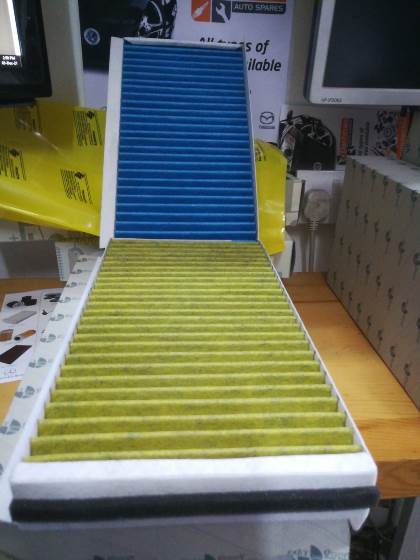 BMW, Pollen filter Charcoal Filter, 64319171858