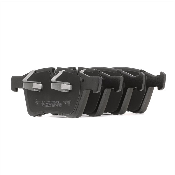 MERCEDES-BENZ ML-Class (W164) Brake pad set 1644201320 Front Axle, prepared for wear indicator, with piston clip