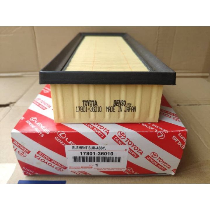 toyota, AIR CLEANER FILTER 17801-36010