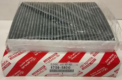[87139-58010] Toyota- Pollen filter Activated Carbon Filter